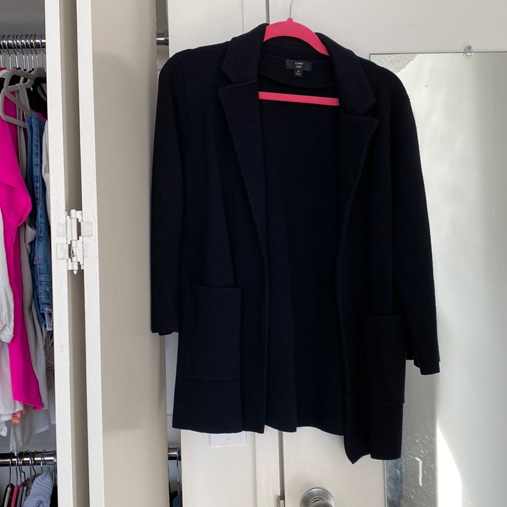 Jcrew sweater blazer